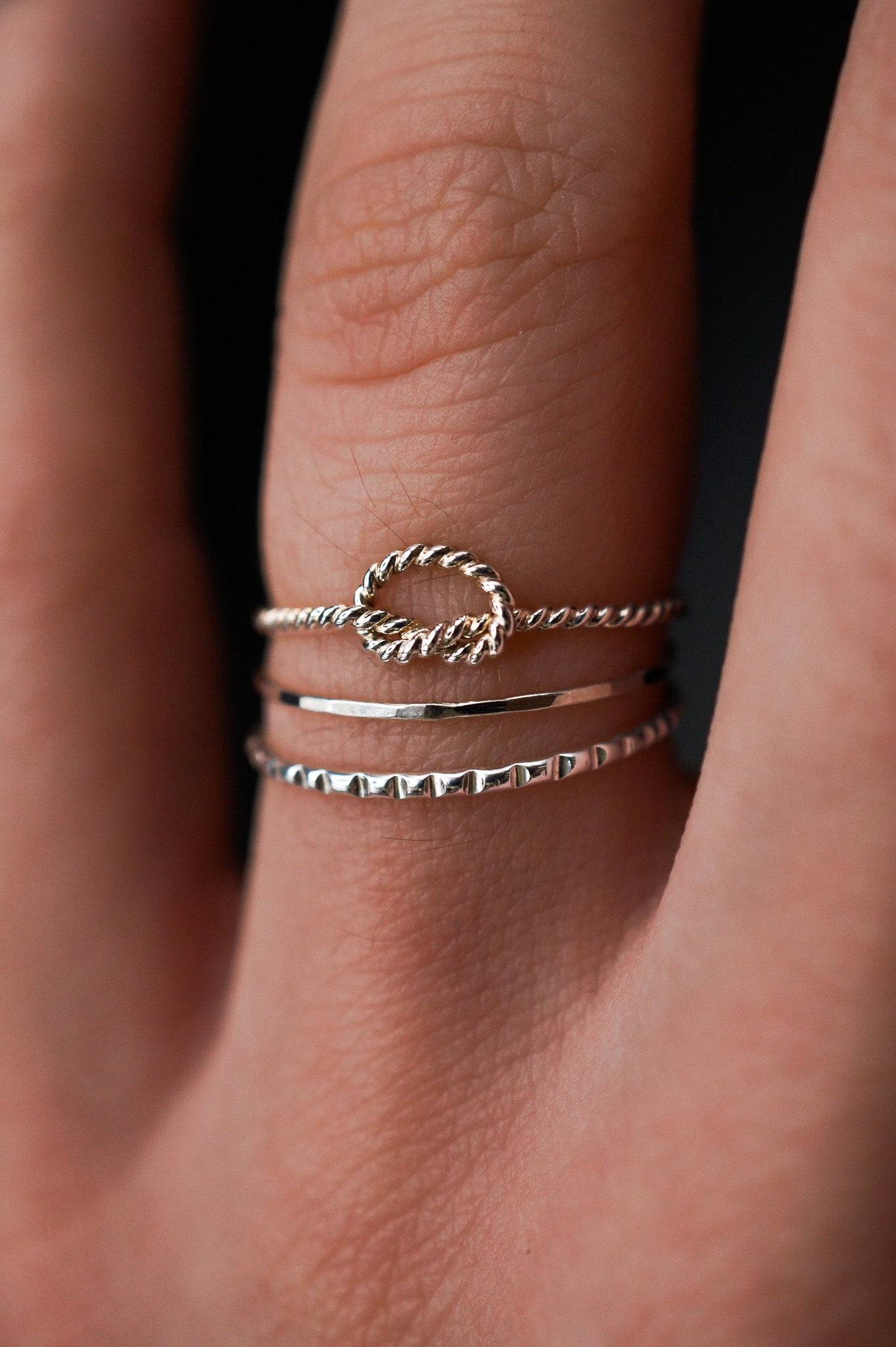 The Kasey Set of 3 Stacking Rings