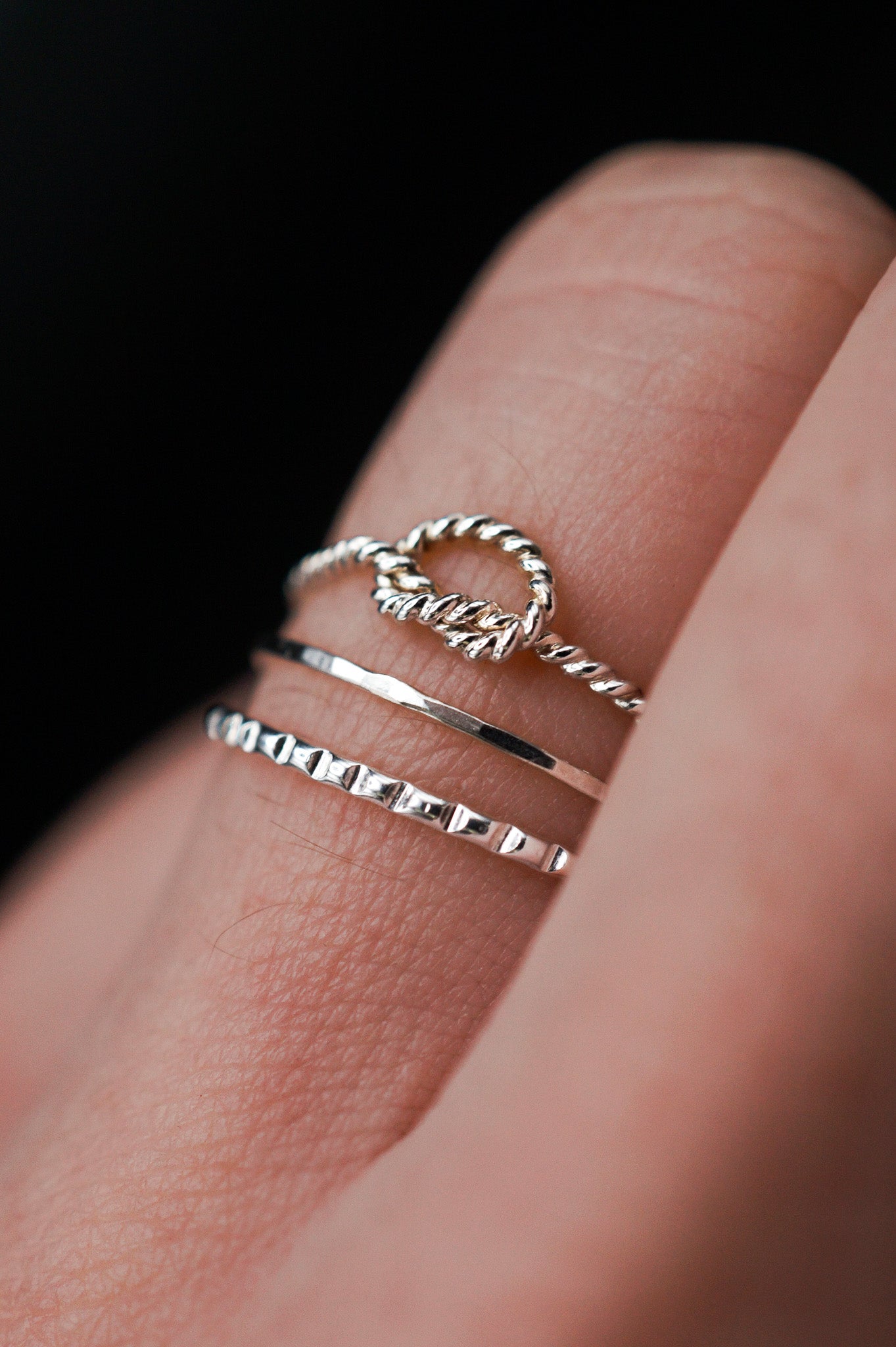 The Kasey Set of 3 Stacking Rings