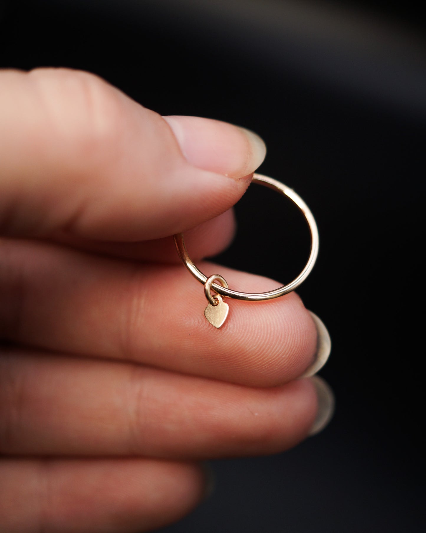 Lover Charm Ring, Gold or Silver