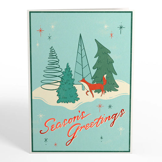 Season's Greetings Holiday Pop Up Card