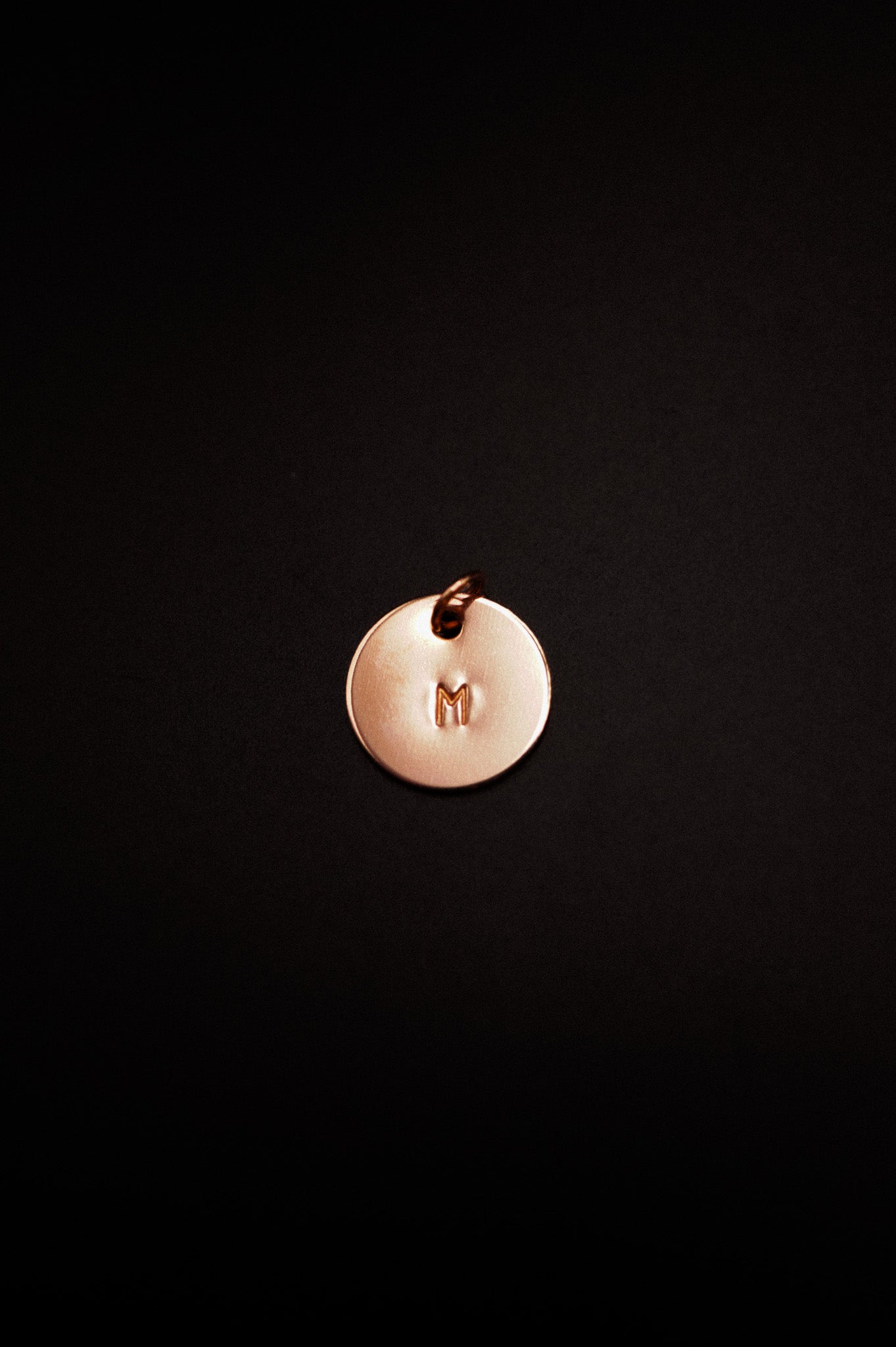 Monogram Circle Charm