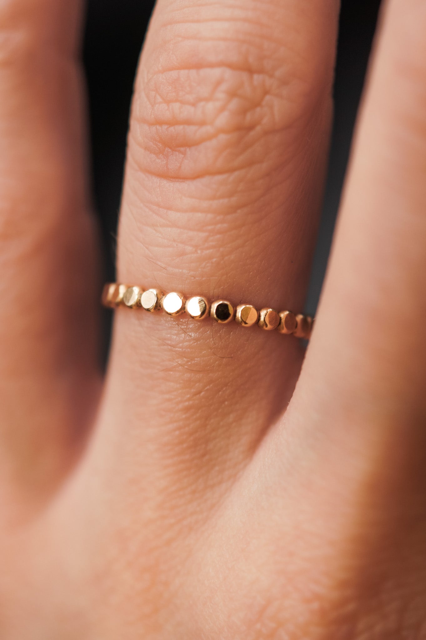 Mini Bead Ring, 14K Gold Fill