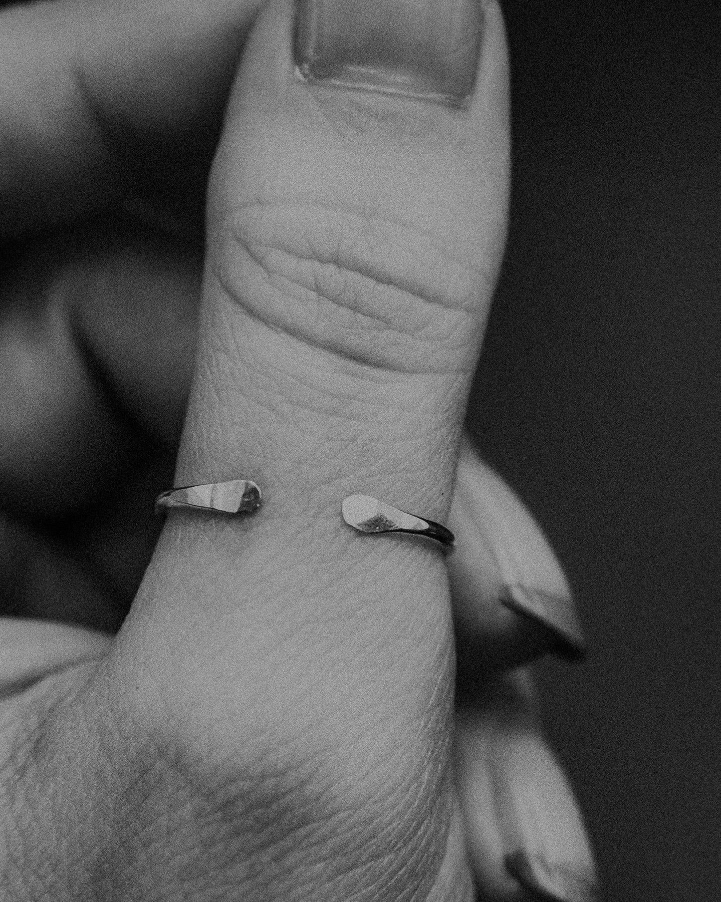 Open Stacker Ring, Sterling Silver