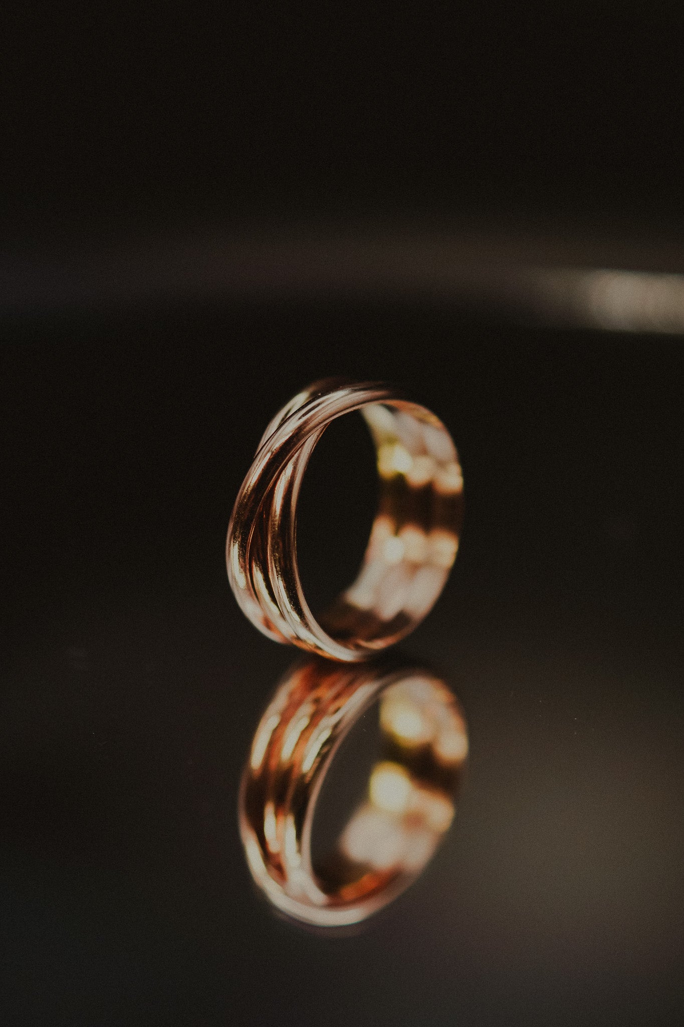 Overlap Ring, 14K Rose Gold Fill