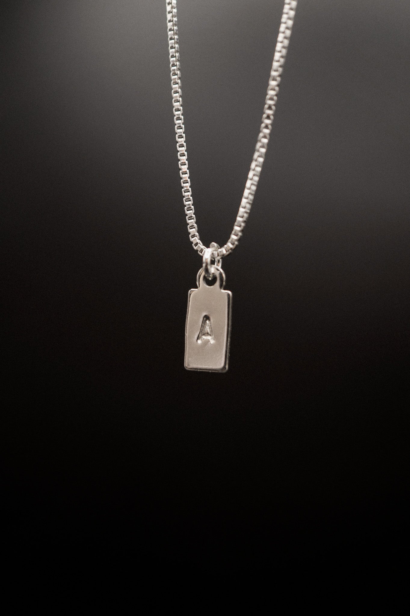 Monogram Rectangle Charm