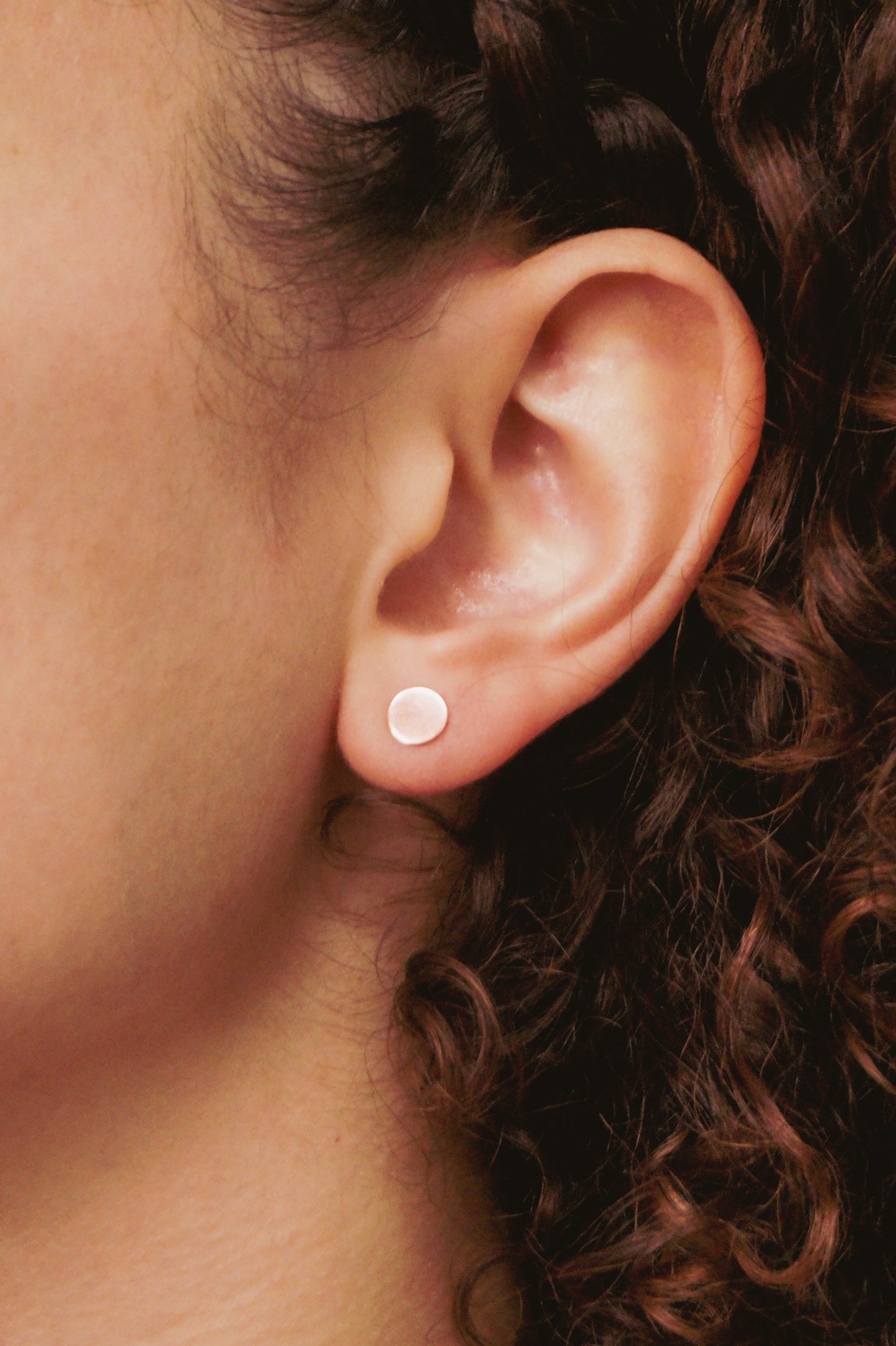 Dot Stud Earrings, Gold Fill, Rose Gold Fill or Sterling Silver