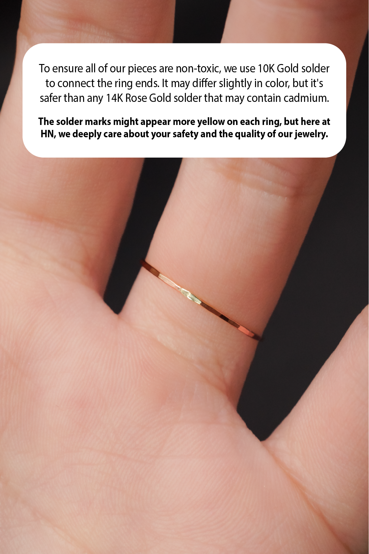 Closed Knot Ring, 14K Rose Gold Fill