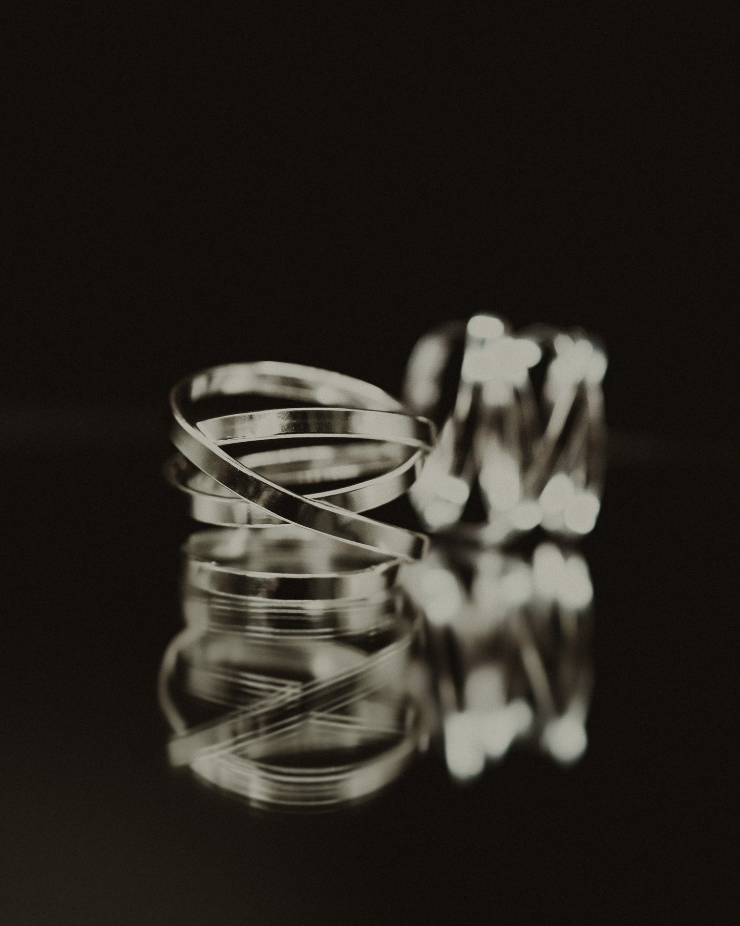 Ribbon Wraparound Ring, Sterling Silver