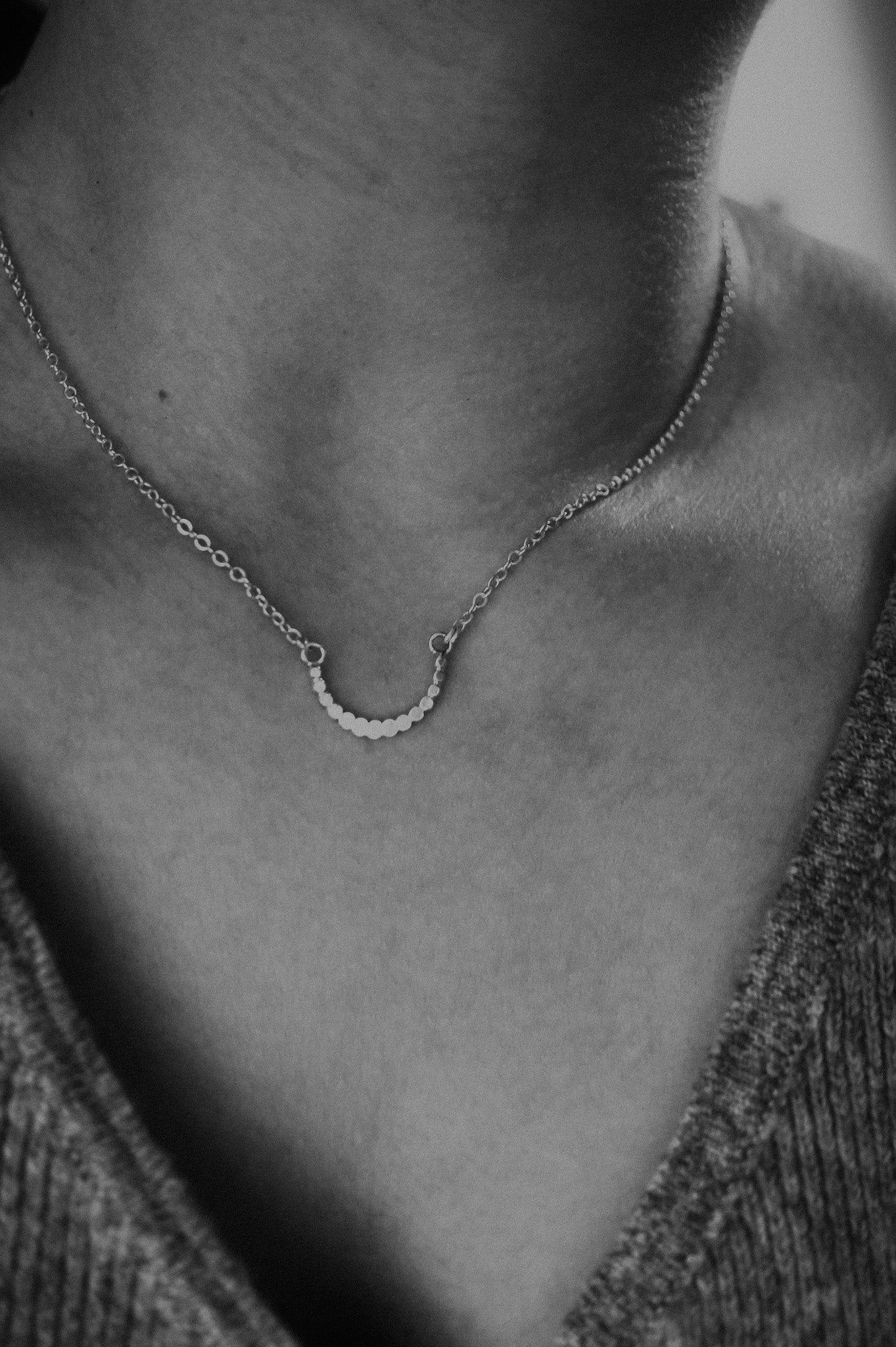 Small Bead Necklace, Gold Fill, Rose Gold Fill, or Sterling Silver