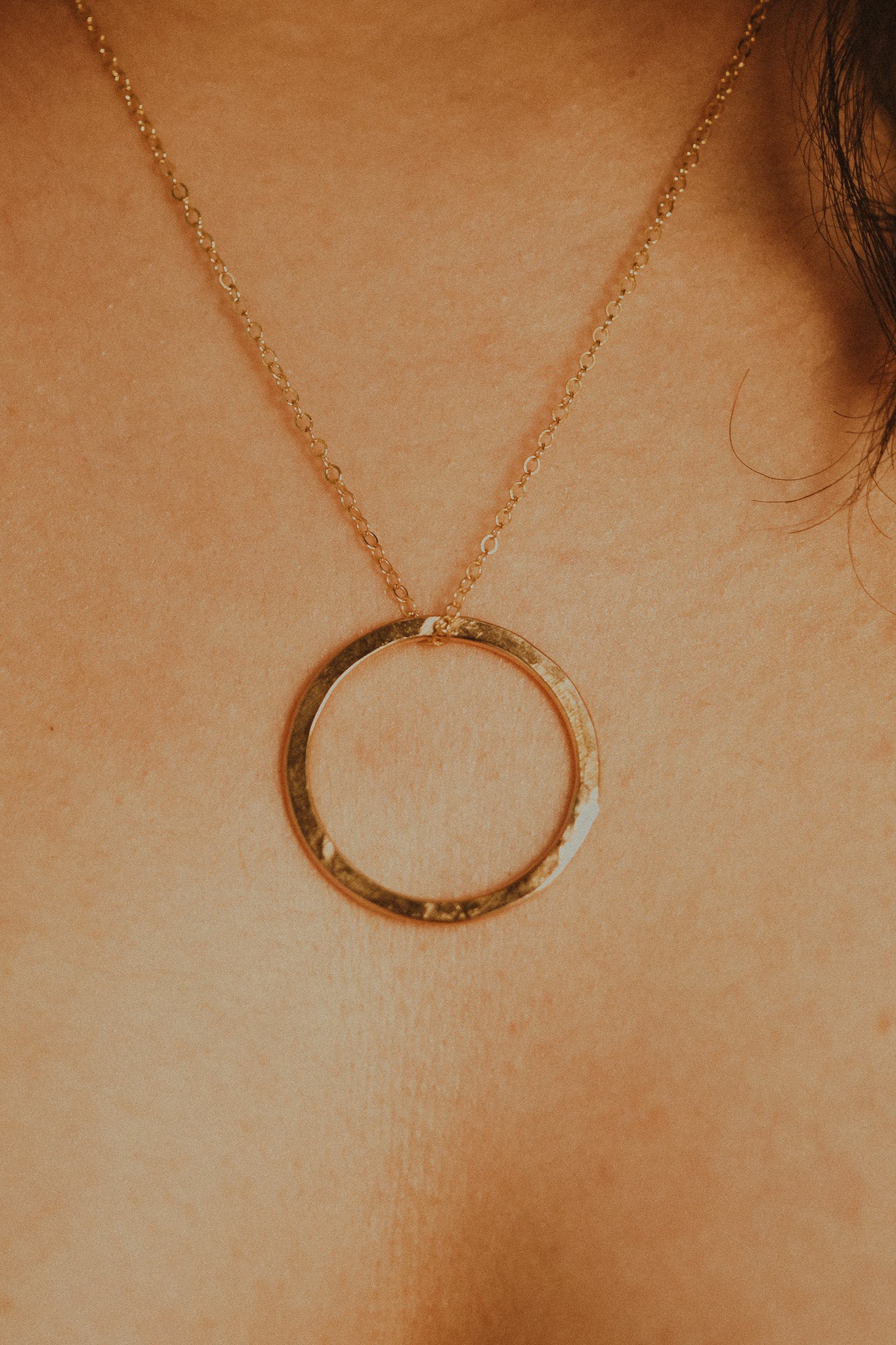 Small Open Circle Necklace