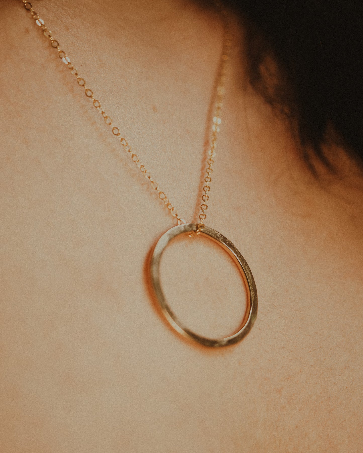 Small Open Circle Necklace