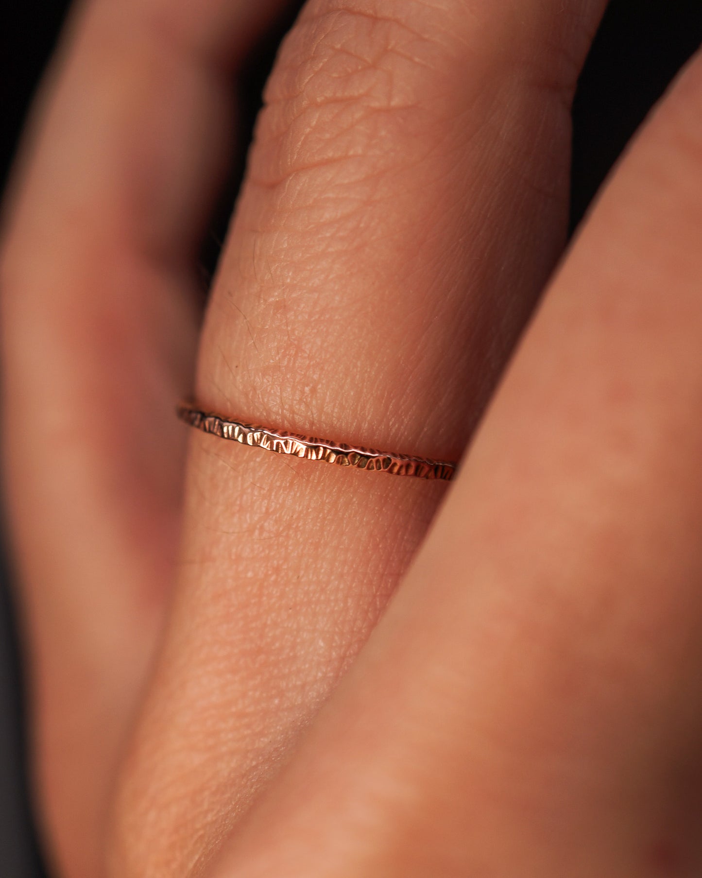 Sparkle Ring, 14K Rose Gold Fill