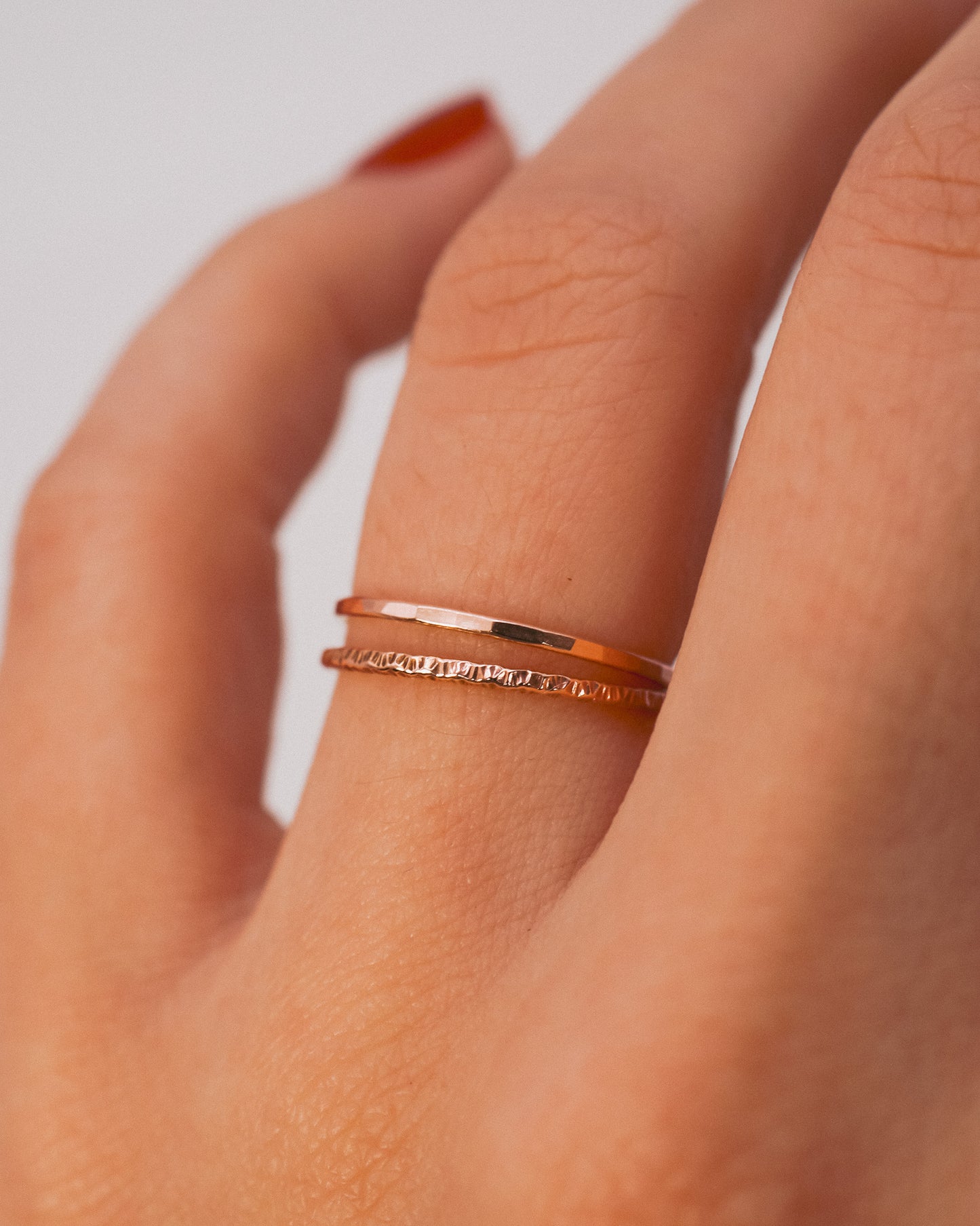 Sparkle Ring, 14K Rose Gold Fill