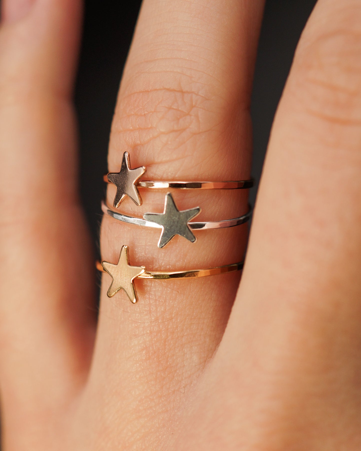 Star Ring, Sterling Silver