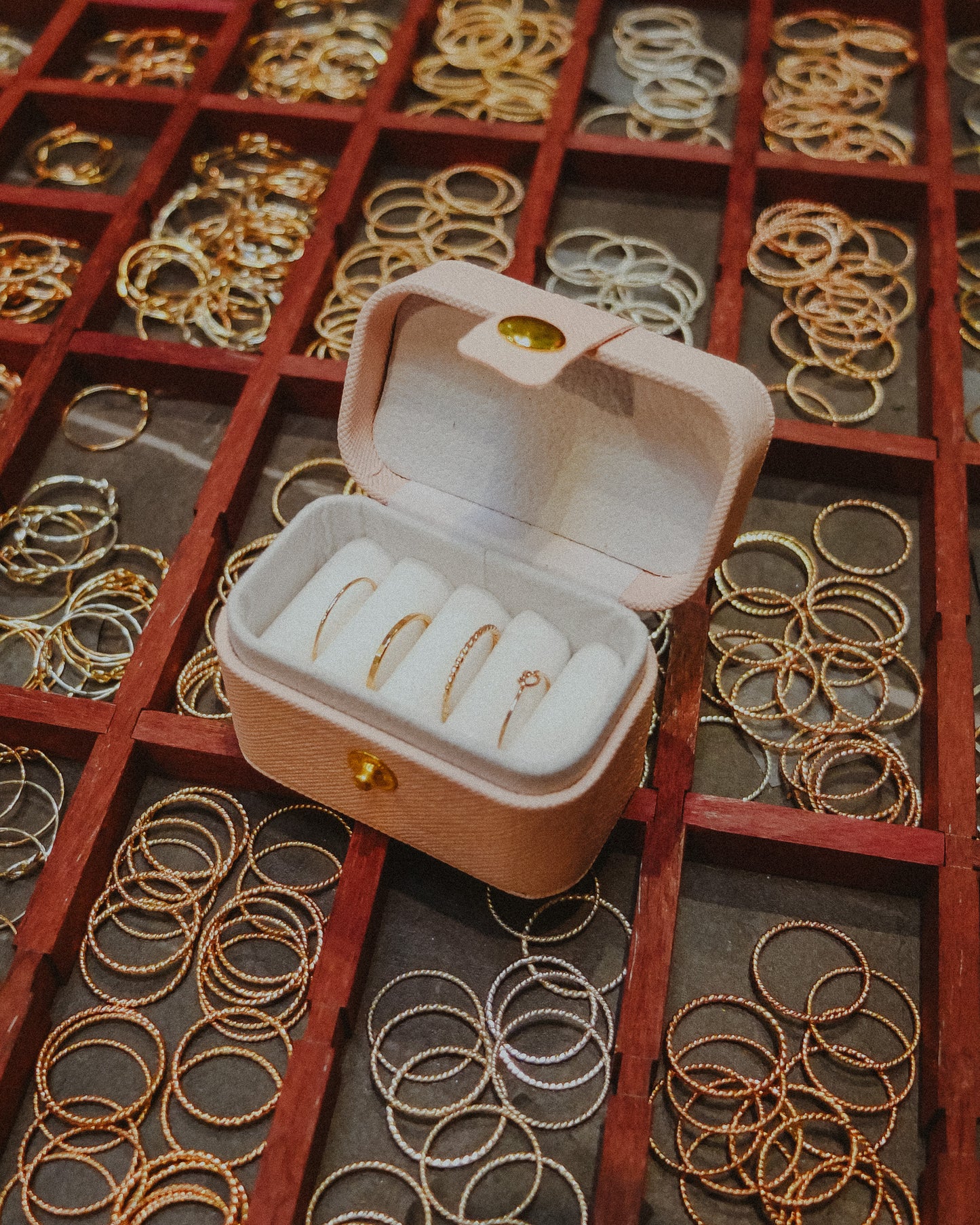 Snap Jewelry Travel Case