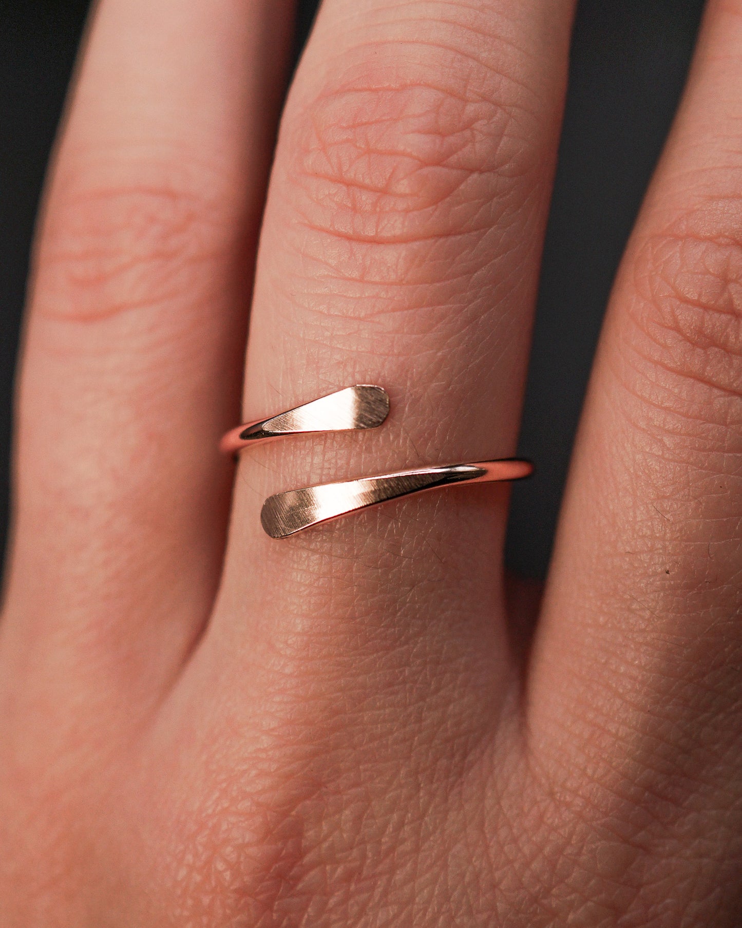 Sunburst Ring, 14K Rose Gold Fill