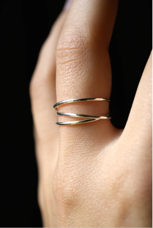 Wraparound Ring, Sterling Silver