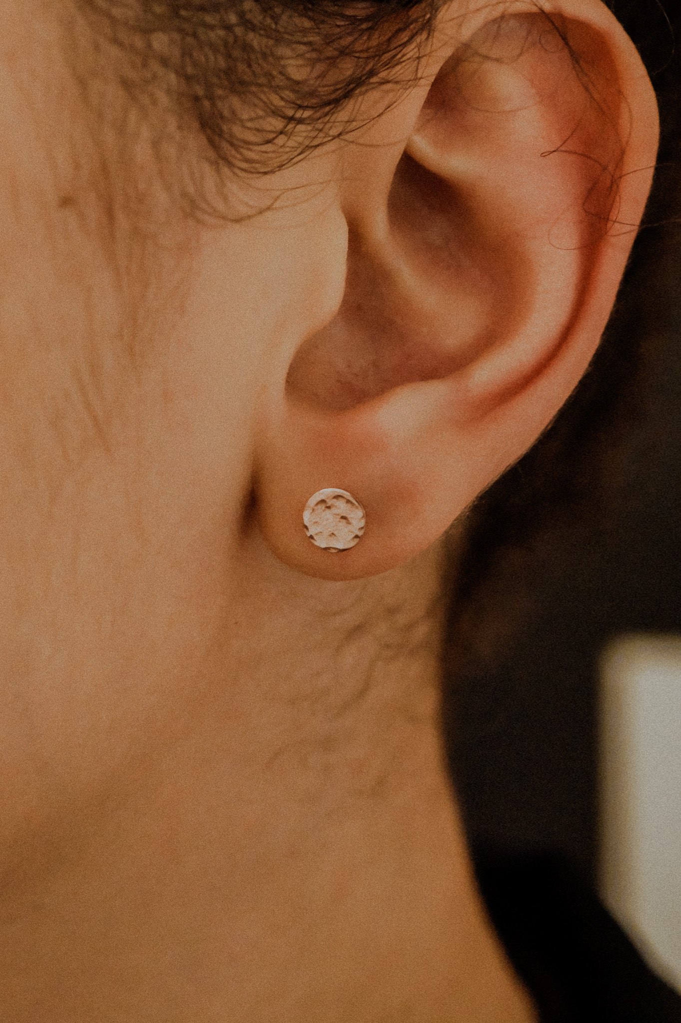 Moon Phase Stud Earrings Set of 2