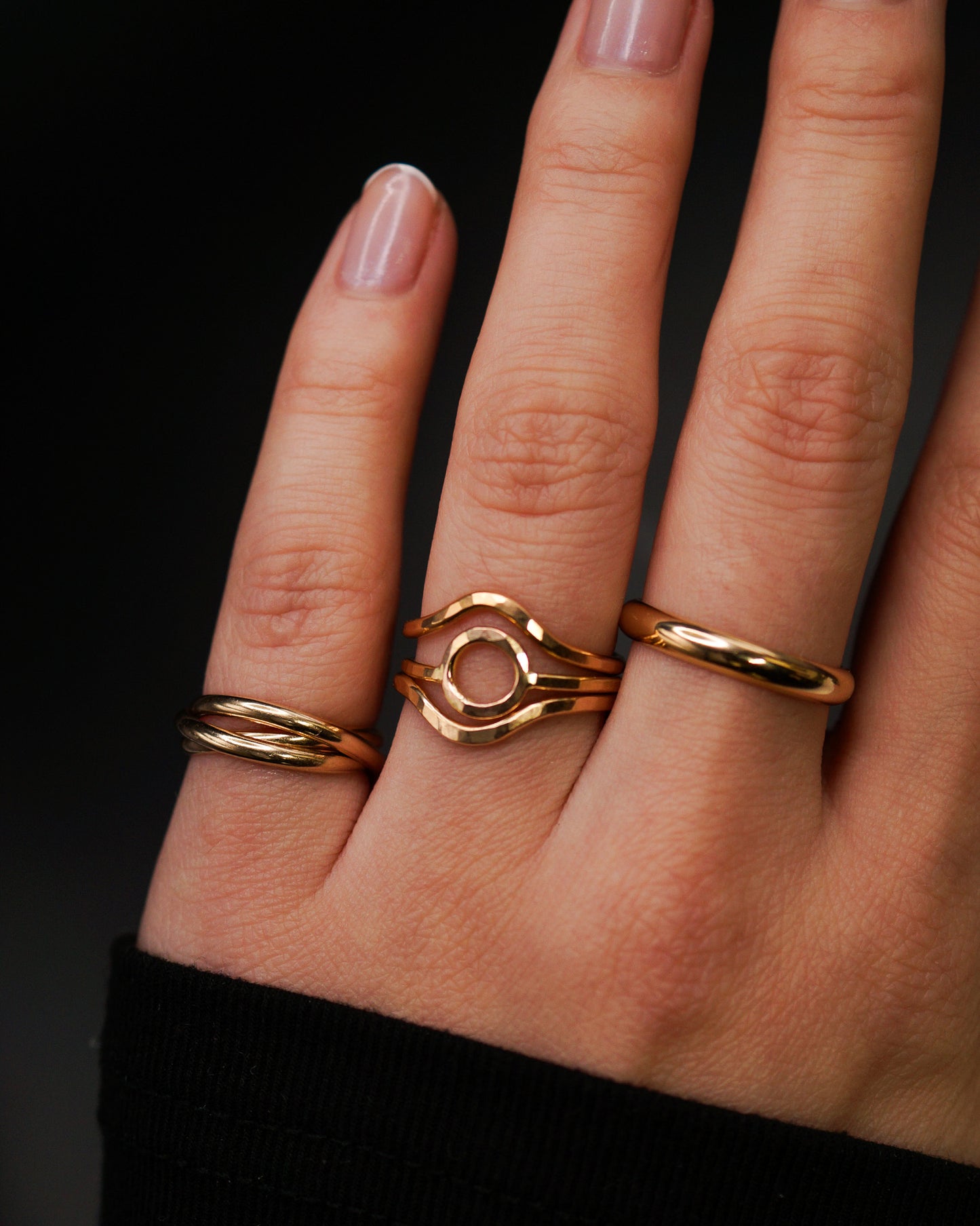 Teardrop Ring, Sterling Silver