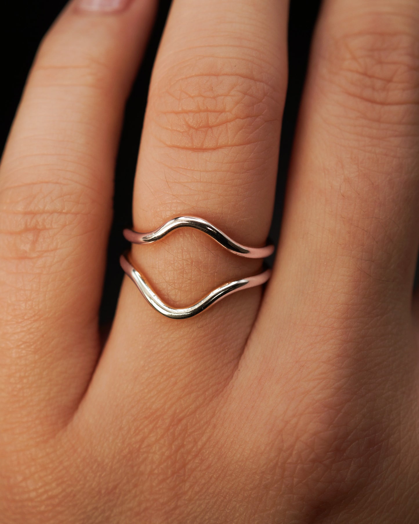 Teardrop Ring, Sterling Silver