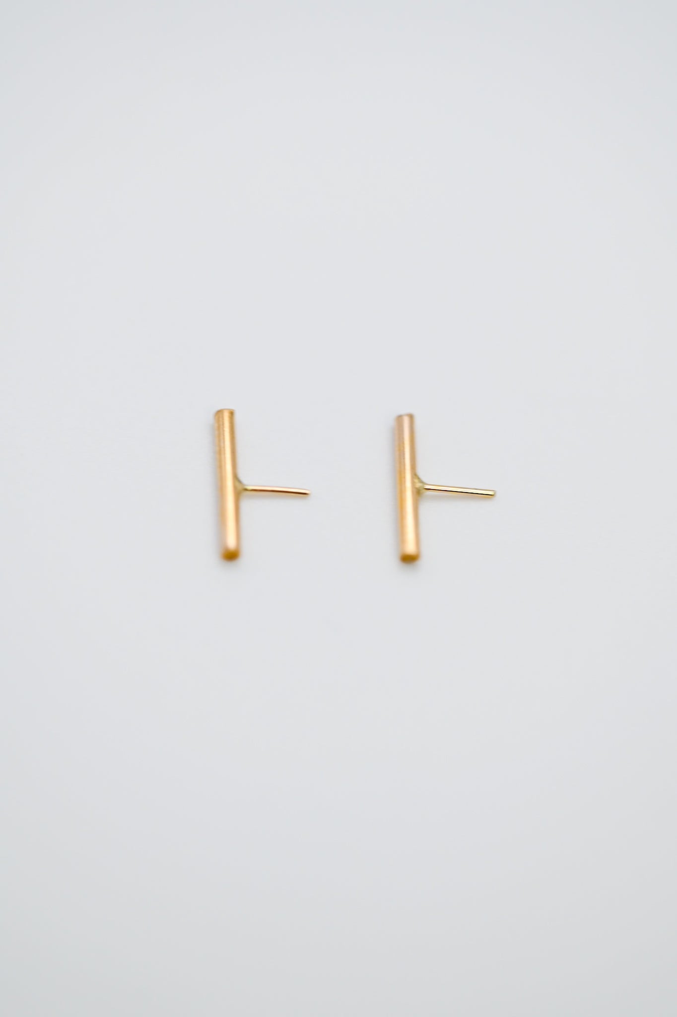 Mini Bar Flat Back Stud Earring