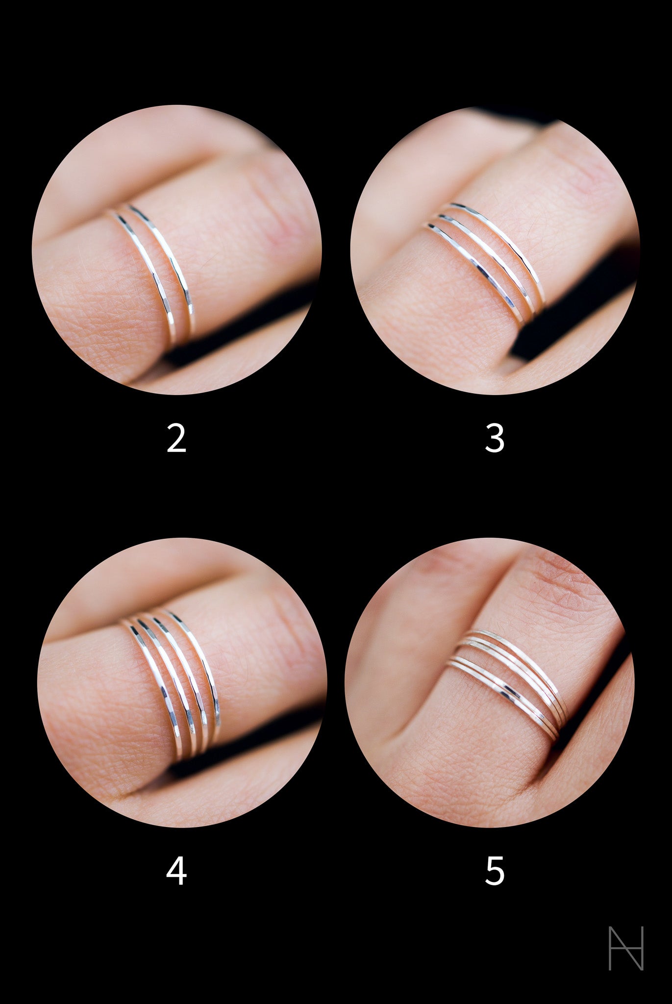 Ultra Thin Ring, Sterling Silver