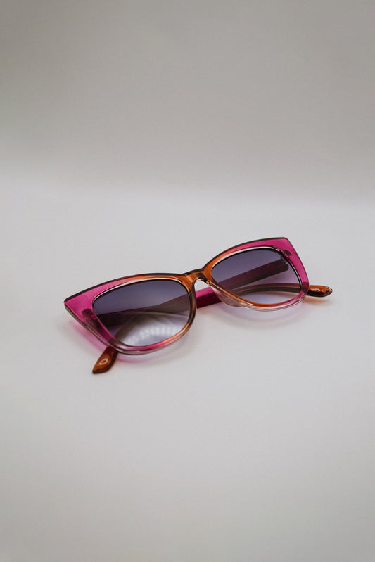 Big Purple Sunglasses