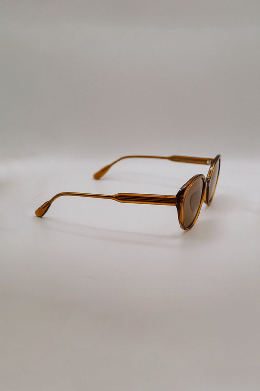 Brown Cat-Eye Sunglasses