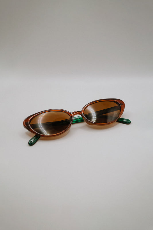 Two Toned Cat-Eye Sunglasses