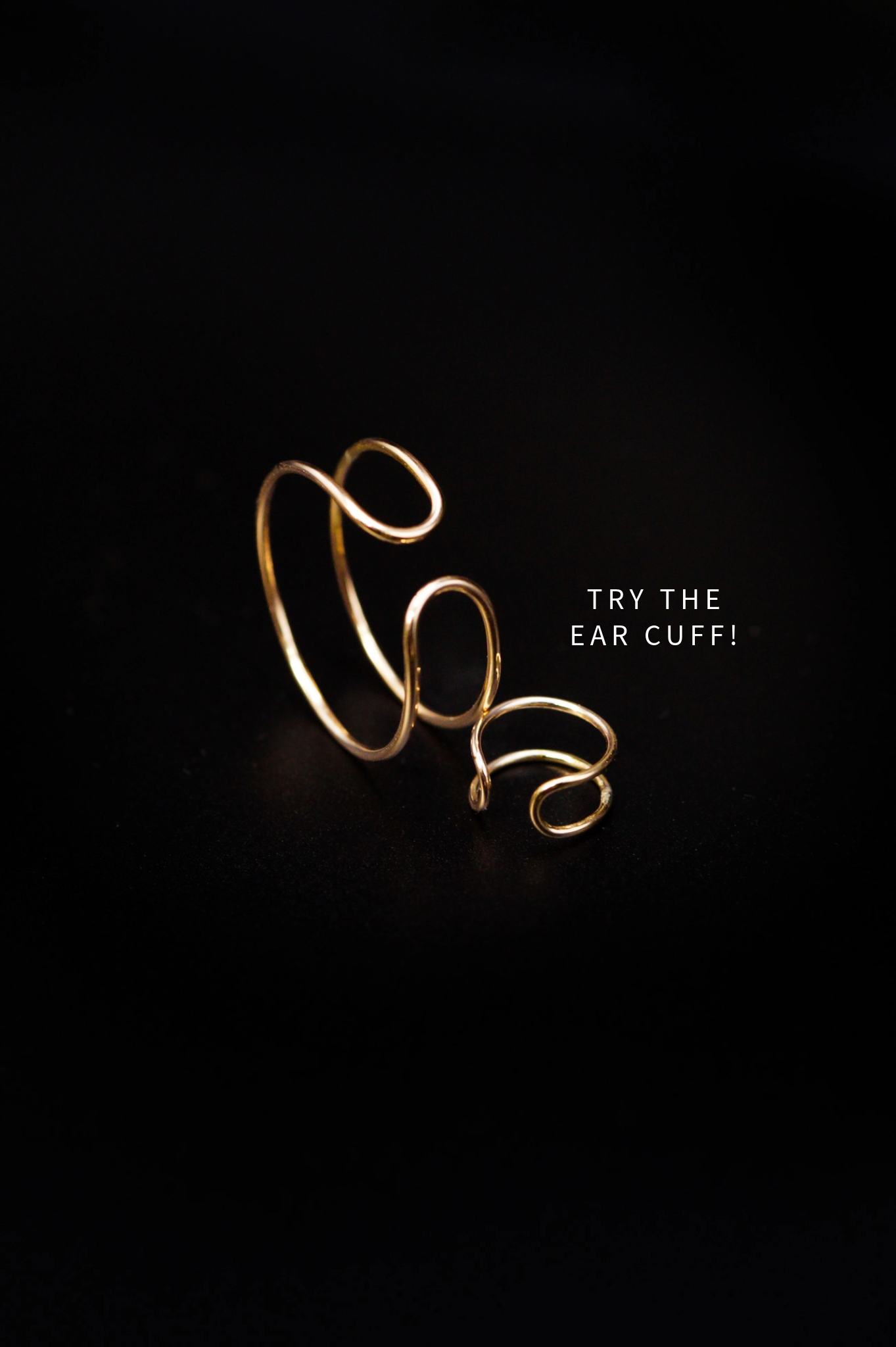 Stadium Cuff Ring, 14K Gold Fill