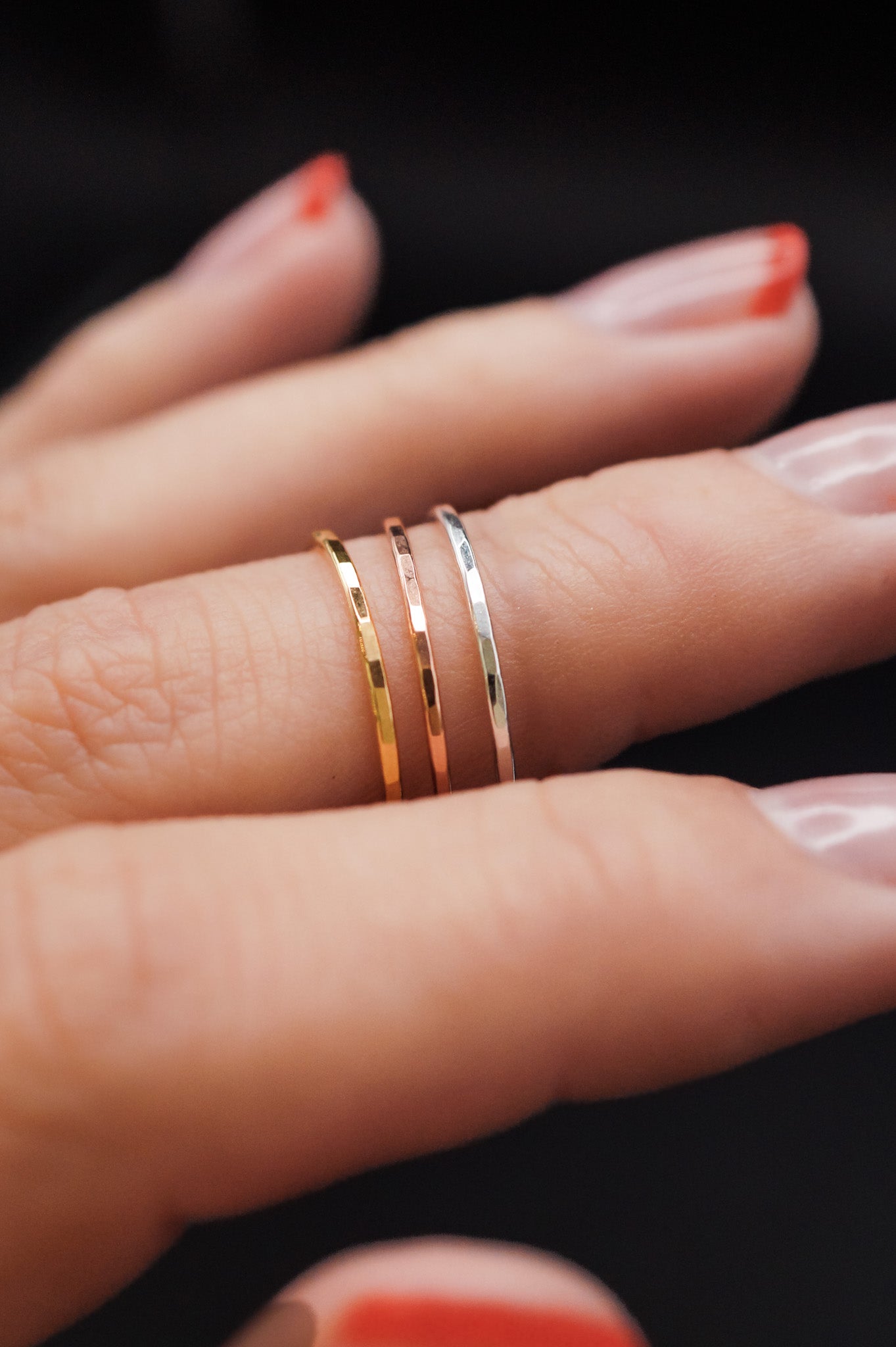 Medium Thick Ring, Sterling Silver