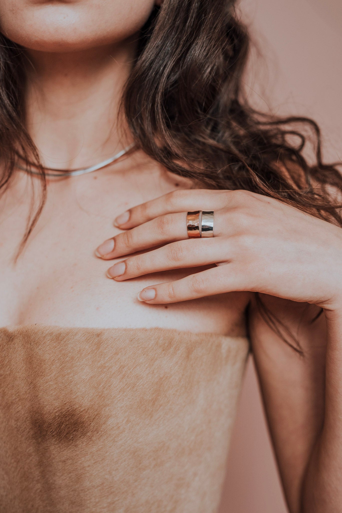Wide Band, 14K Rose Gold Fill