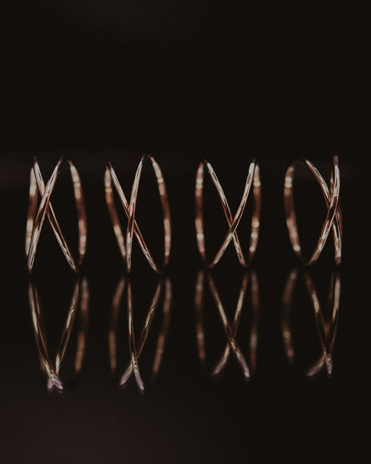 X-Ring, 14K Rose Gold Fill