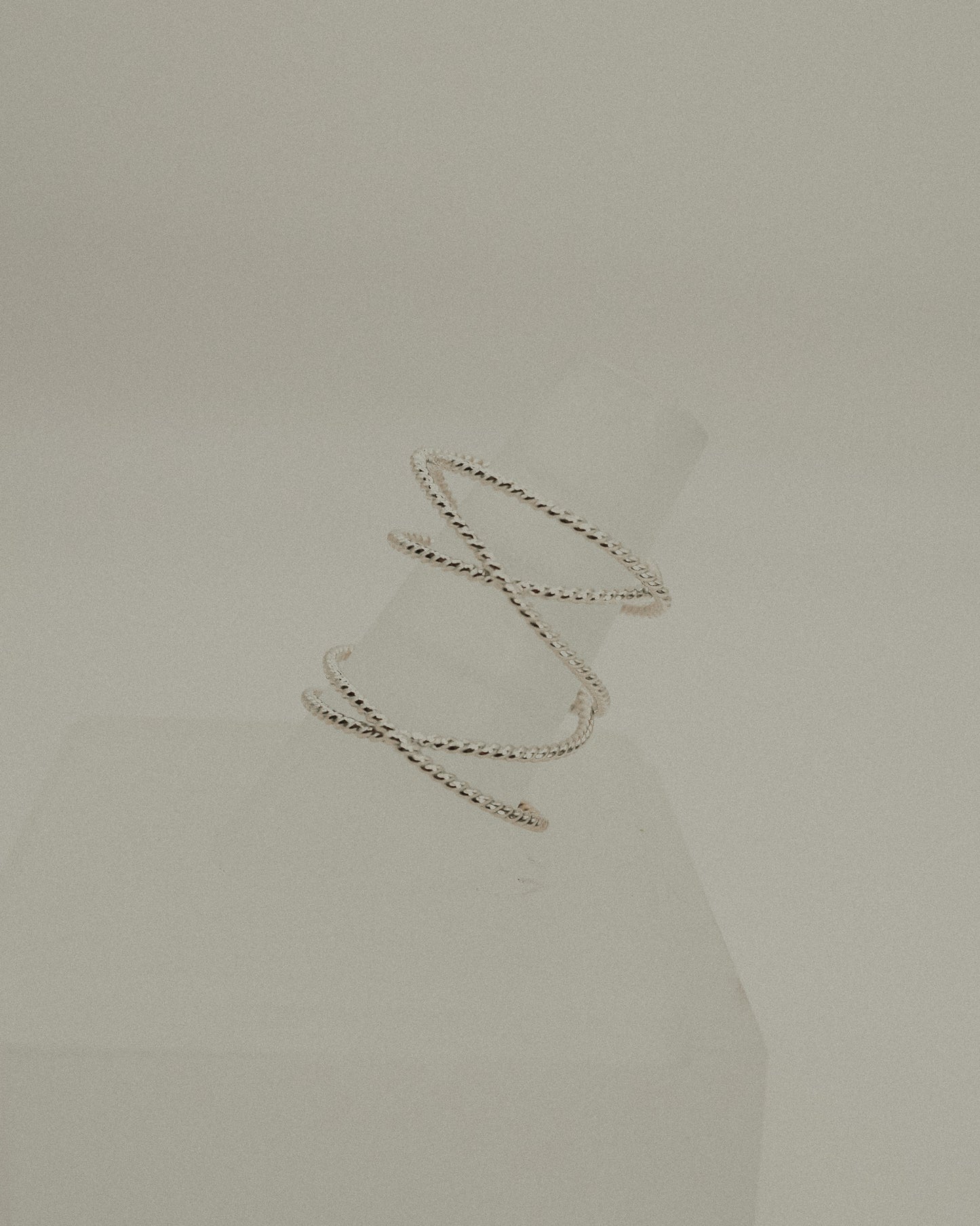 Extra Large Twist Wraparound Ring, Sterling Silver