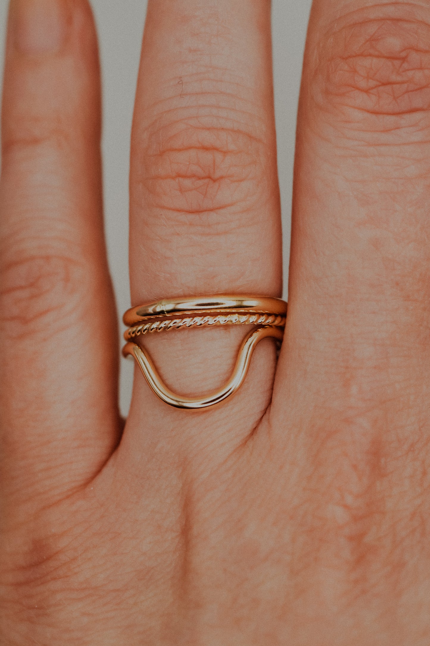 Arc Ring, 14K Gold Fill