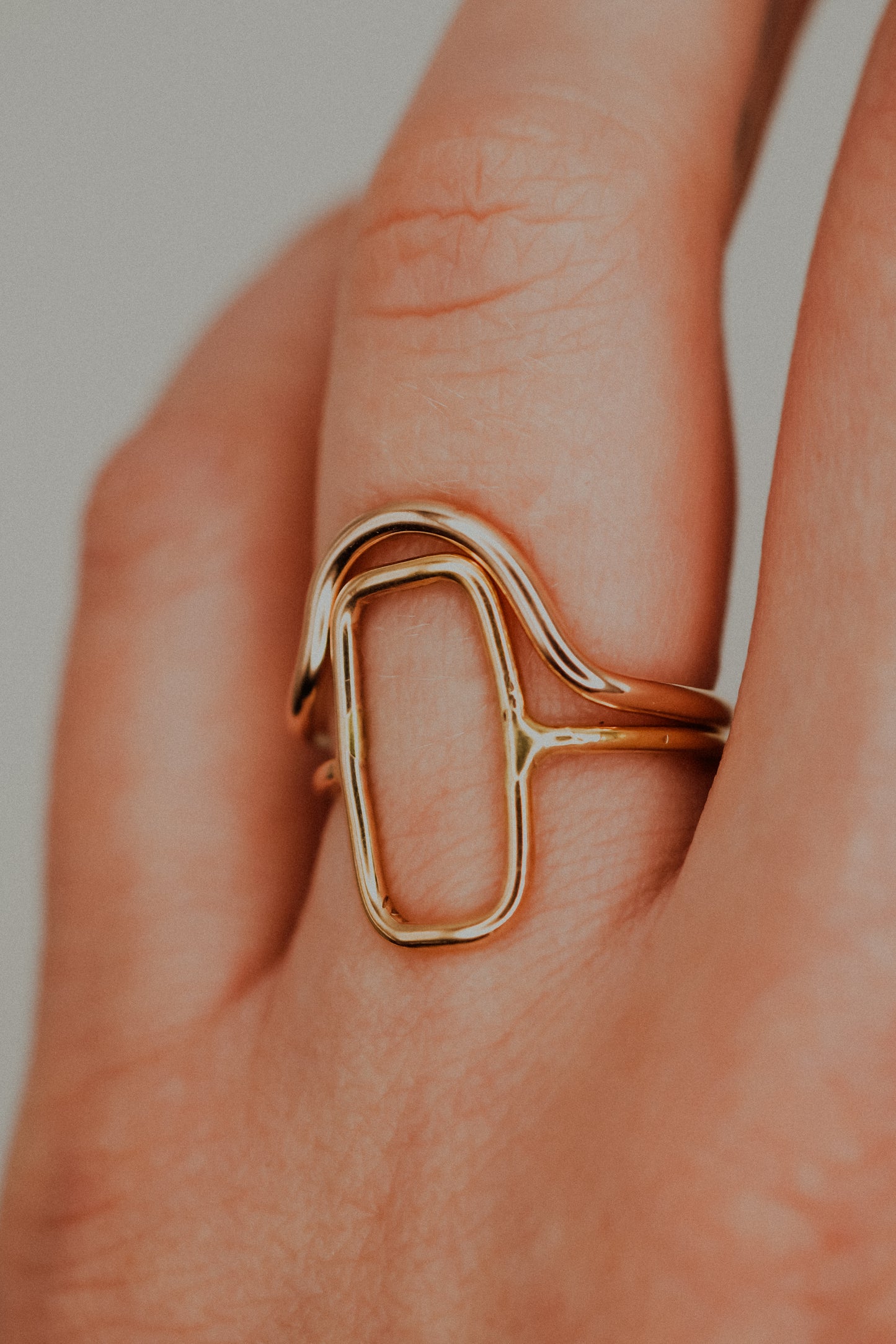 Arc Ring, 14K Gold Fill