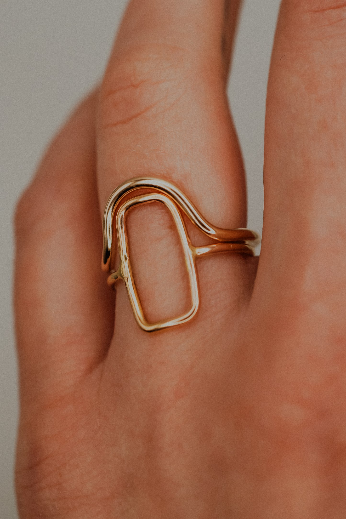 Arc Ring, 14K Gold Fill