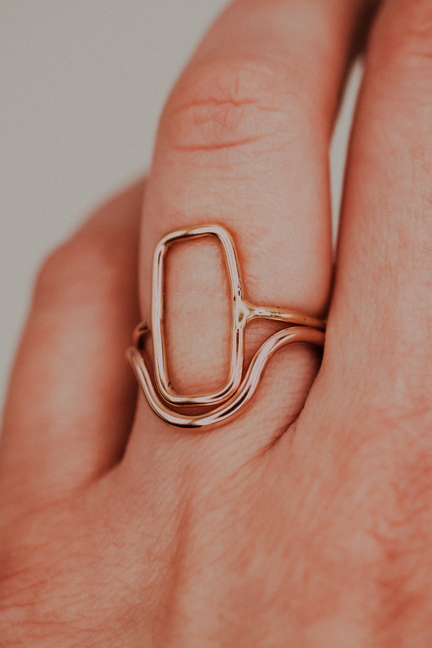Arc Ring, 14K Rose Gold Fill