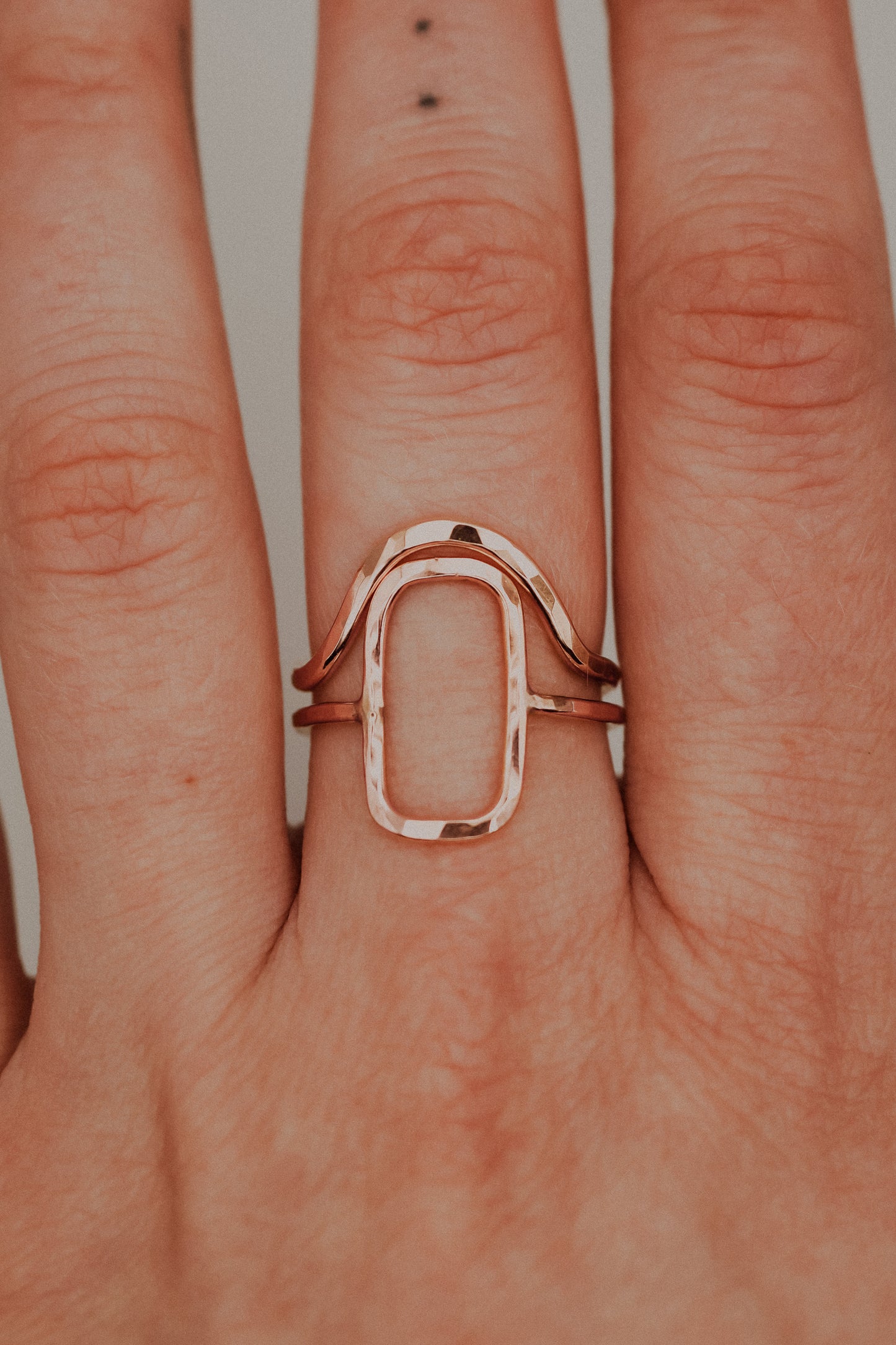 Arc Ring, 14K Rose Gold Fill