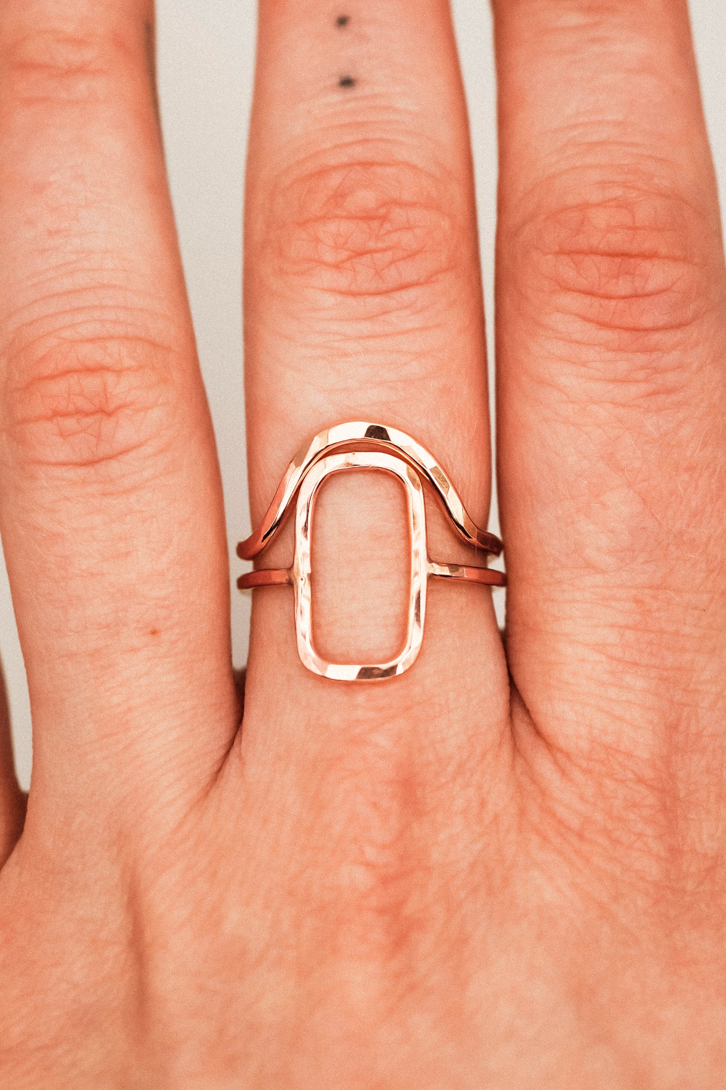 Arc Ring, 14K Rose Gold Fill