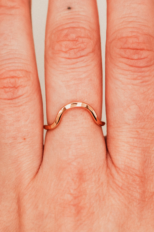 Arc Ring, 14K Rose Gold Fill