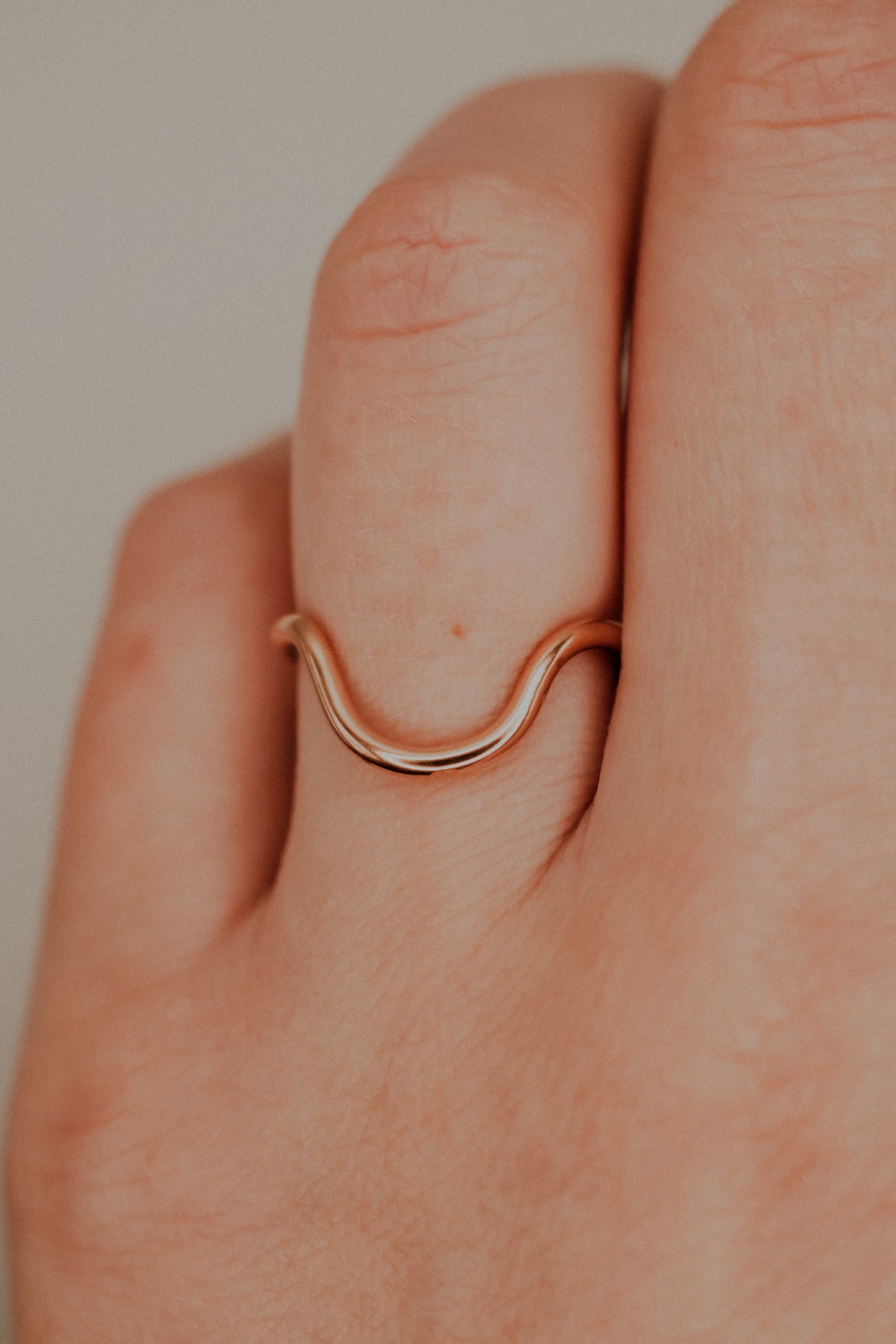 Arc Ring, 14K Rose Gold Fill