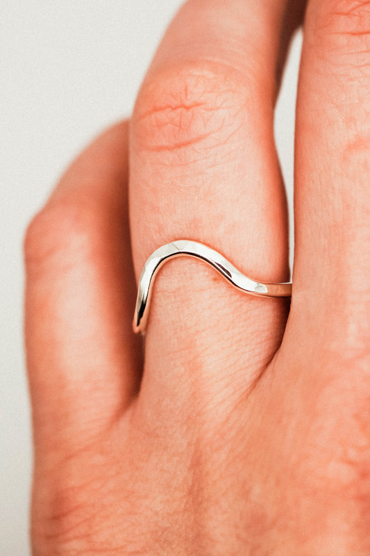 Arc Ring, Sterling Silver