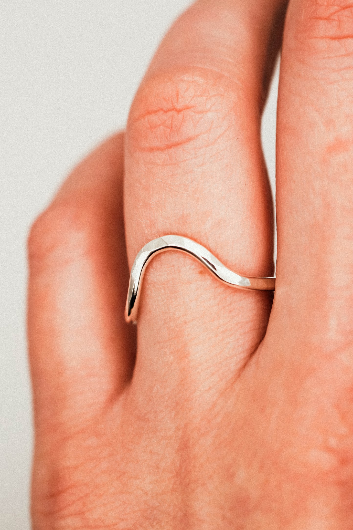 Arc Ring, Sterling Silver