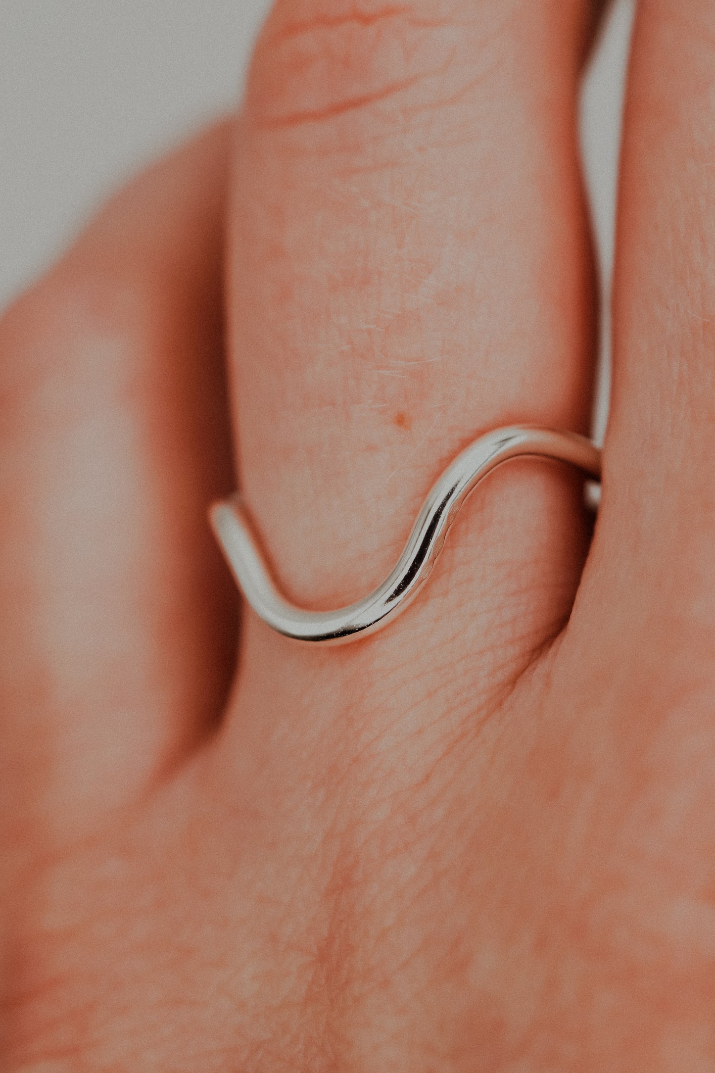 Arc Ring, Sterling Silver
