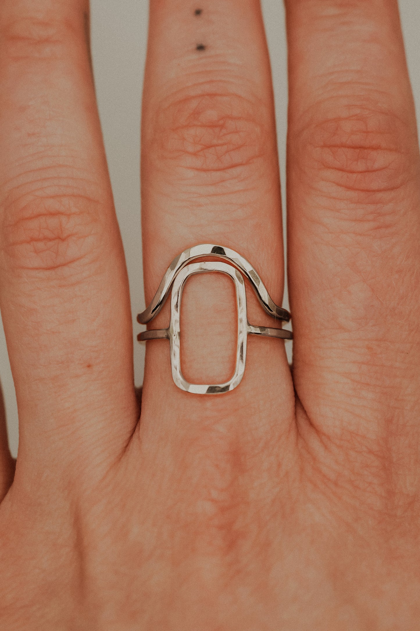 Arc Ring, Sterling Silver