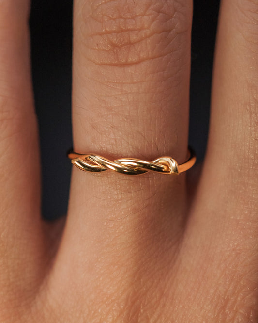 Barbed Wire Ring, 14K Gold Fill