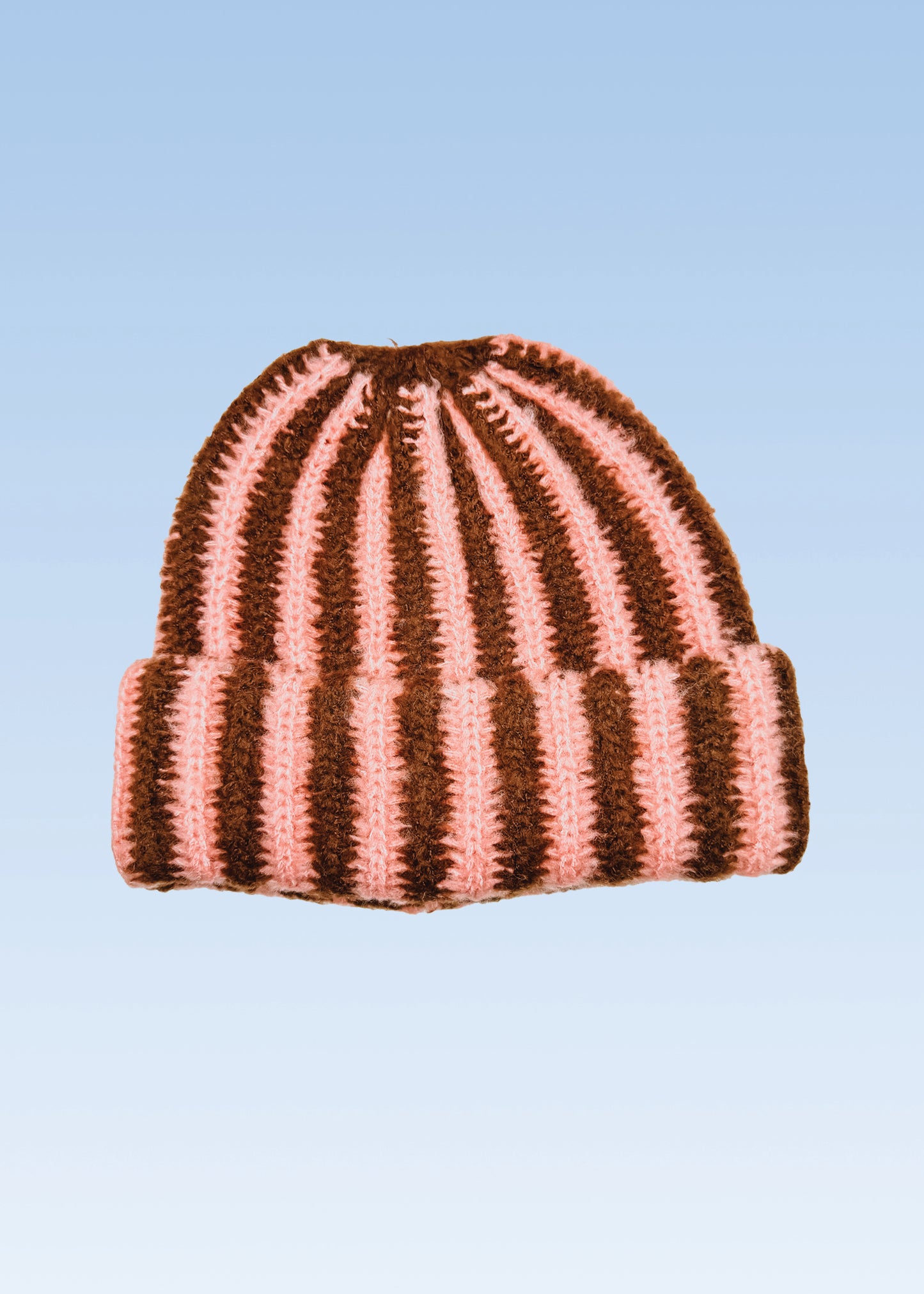 Thick Striped Beanie