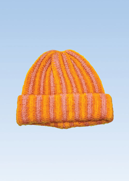 Thick Striped Beanie