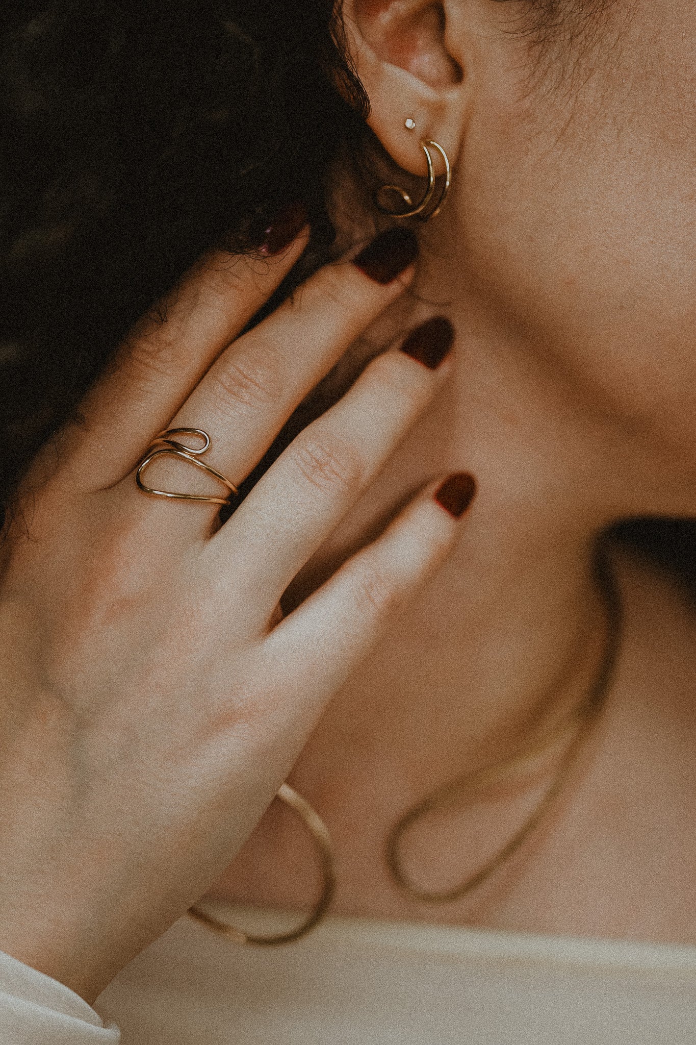 Petal Hoops in 14K Gold Fill, Rose Gold Fill or Sterling Silver
